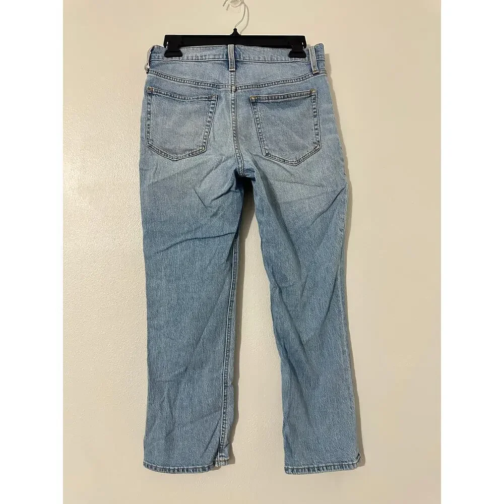 J. Crew Mid-Rise Flare Crop Re-Imagined sz 26